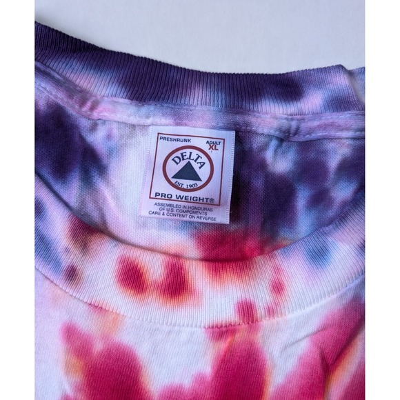 Vintage Shania Twain Tie-Dye Shirt Mens XL 1998 Tour Tee Double Sided - Picture 3 of 7